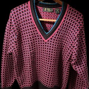 Bobby Jones cotton V neck sweater